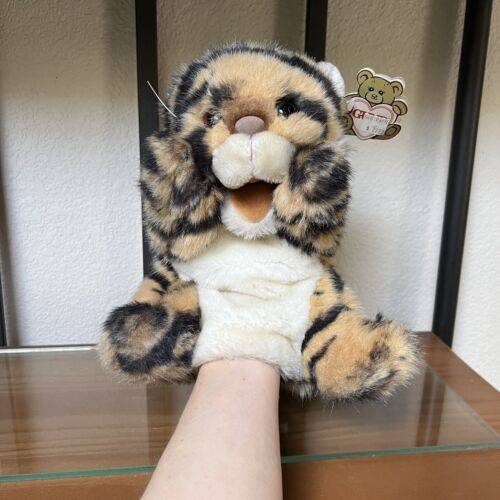 Gund 1985 Vintage Tiger Hand Puppet 9” Made in Korea EUC Hangtag - Picture 1 of 14
