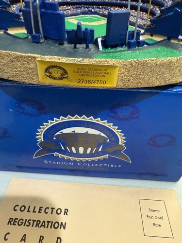 STADIUM COLECCIONABLE "SHEA STADIUM" NUEVA YORK GOLD SERIES BÉISBOL EDICIÓN LIMITADA - Imagen 3 de 18
