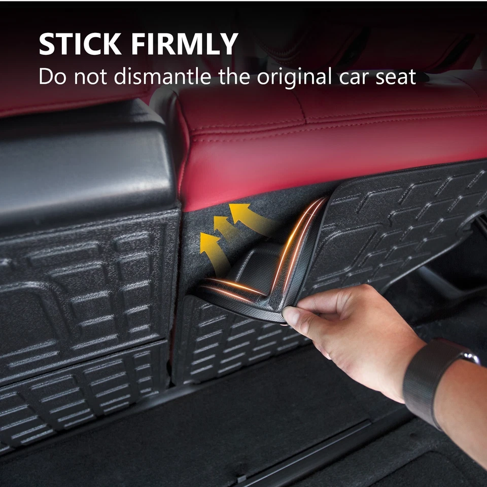 Fit 2010-2023 Toyota 4Runner 5 lugares porta-malas tapetes encosto forros de carga TPE - Imagem 3 de 4