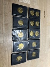 Monete Pinnacle 1997 assortite come nuove collezione ottone