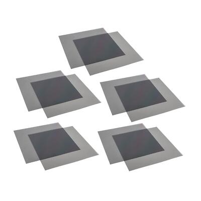 10 Stück Polarisatorfolie Folien selbstklebend pädagogisch linear polarisationsfilter