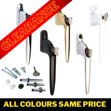 30x Inline Espag Window Handles w/ 3 Different Size Spindles 15mm 30mm 50mm 