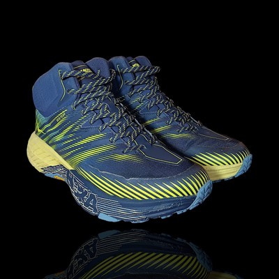 Mens Hoka One M Speedgoat Mid 2 GTX GORETEX Ombre Blue Shoes  display picture 3