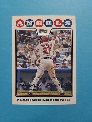 VLADIMIR GUERRERO 2008 TOPPS NATIONAL BASEBALL CARD DAY # 5 G2543