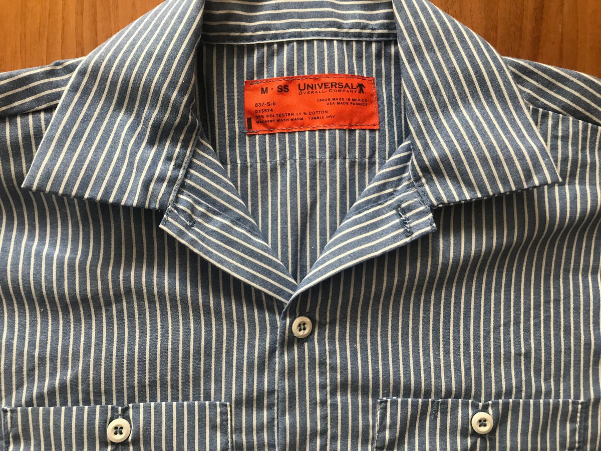 トップス M&M CUSTOM PERFORMANCE STRIPE WORK SHIRT M&M CUSTOM PEFORMANCE - STRIPE WORK SHIRT (OFF