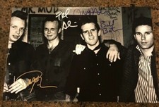 * THE BLASTERS * signed 12x18 photo * PHIL DAVE ALVIN, BAZZ & BATEMAN *PROOF* 1