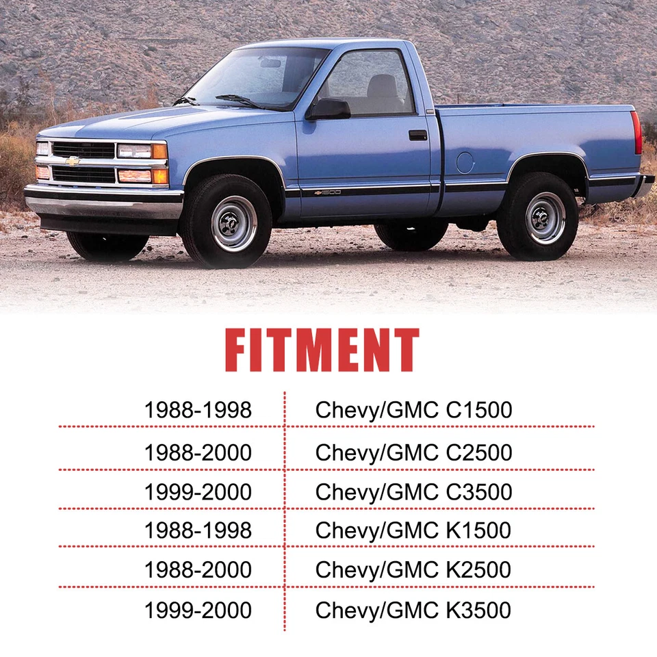 5PCS Bed Crossmember for 1988-2000 C1500 C2500 K2500 Chevrolet/GMC Pick Up NEW - Image 3 of 4