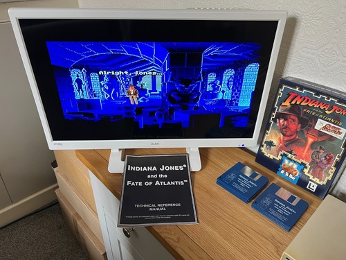 Amiga Indiana Jones Fate of Atlantis - Boxed Working -👽👾Retro Gift Idea👾👽 - Photo 19/24