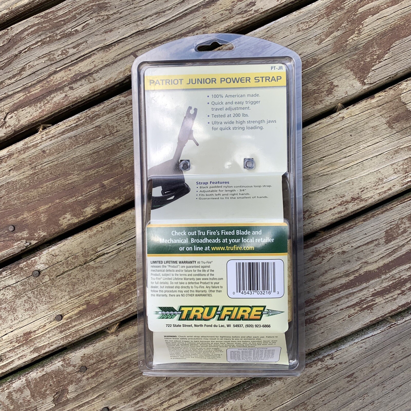 TruFire Patriot JR Power Strap PTJR Archery Bow Release Aid Black Hunting NEW 782174324464 eBay