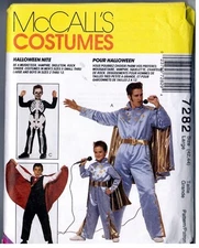 McCalls 7282 Halloween Costume Men Vintage 1994 Uncut LARGE Knight Elvis Dracula