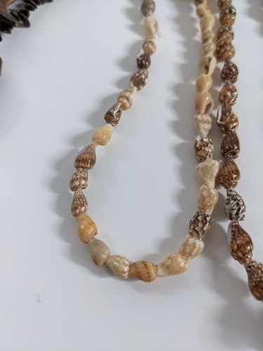 Shell Seed Necklaces Lot Of Ten Unique New Natural Jewelry - Picture 7 of 24