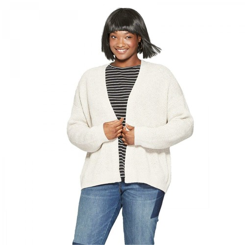 Open Cardigan Sweater Plus 