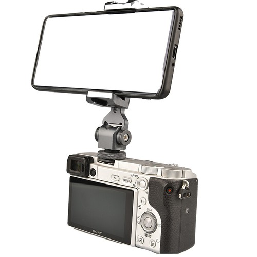 Cell Phone Tripod Monopod Mount Adapter with Cold Shoe for iPhone 13 12 Pro Max - 第 2/10 張圖片