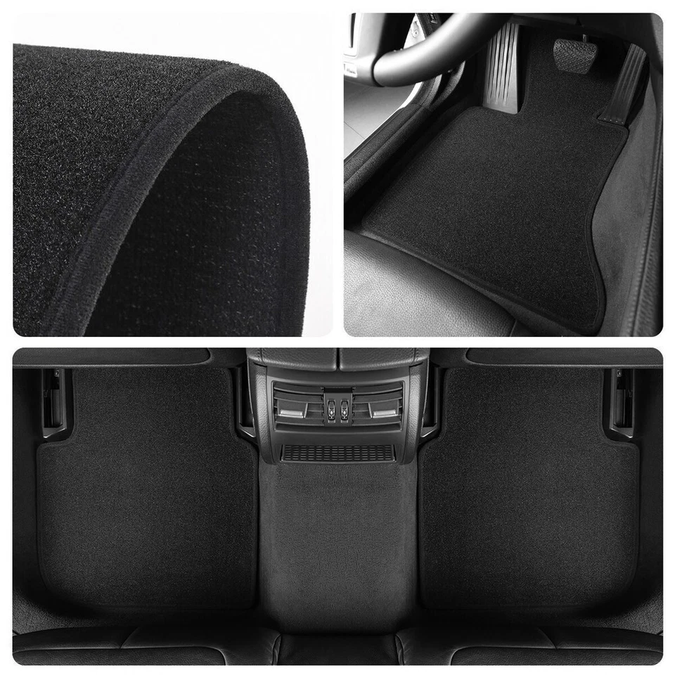 For Mercedes-Benz S-Class AMG W220 1999-2005 black Carpet Velour Car Floor Mats - Imagem 2 de 4