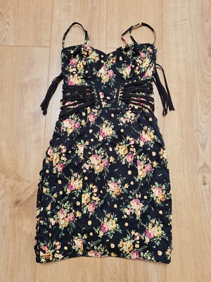 topshop floral corset dress Topshop dropped waist crinkle mesh maxi dress in yellow floral print