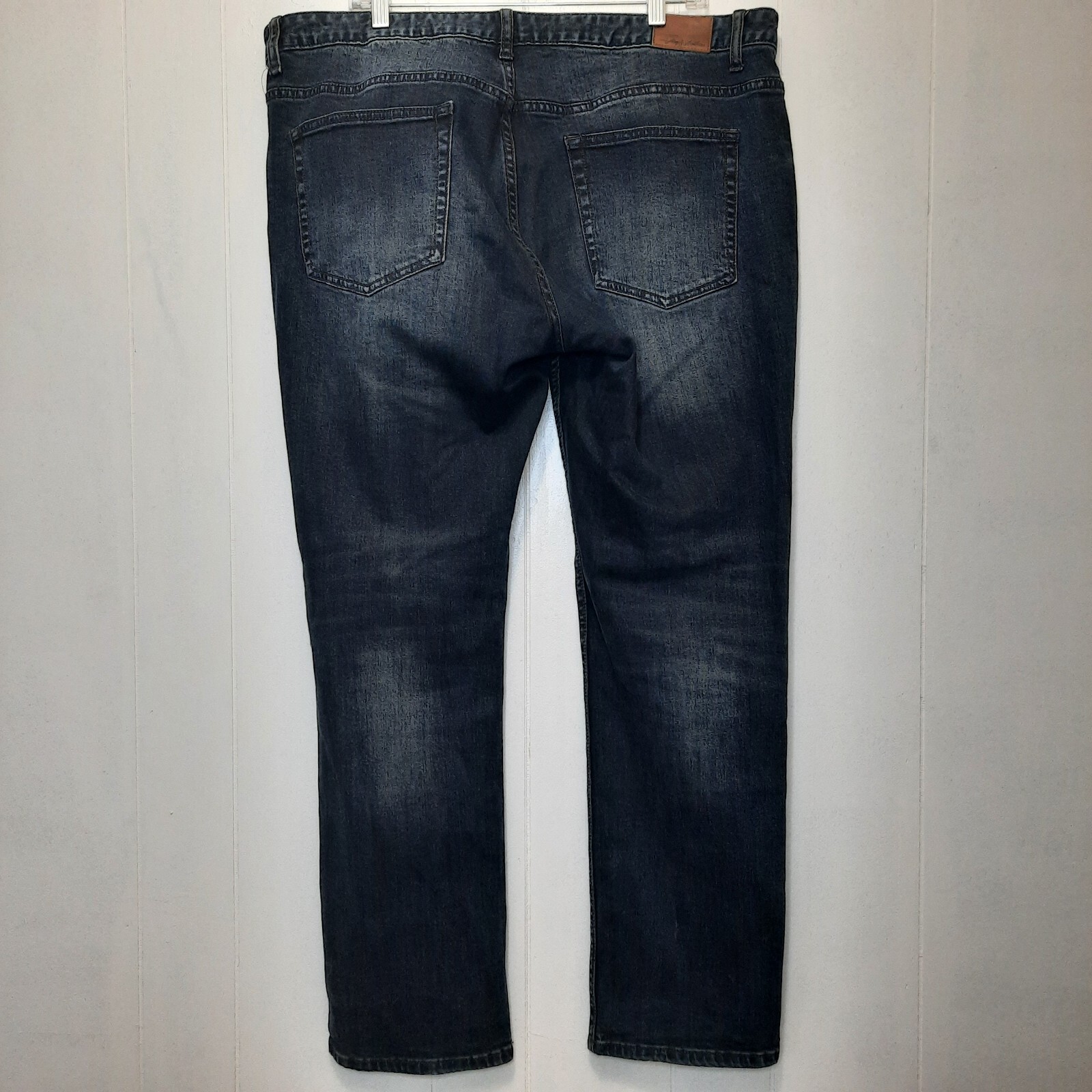 FLAG & ANTHEM Jeans Men 38X32 Straight Oakland Slim Spokane Blue Denim