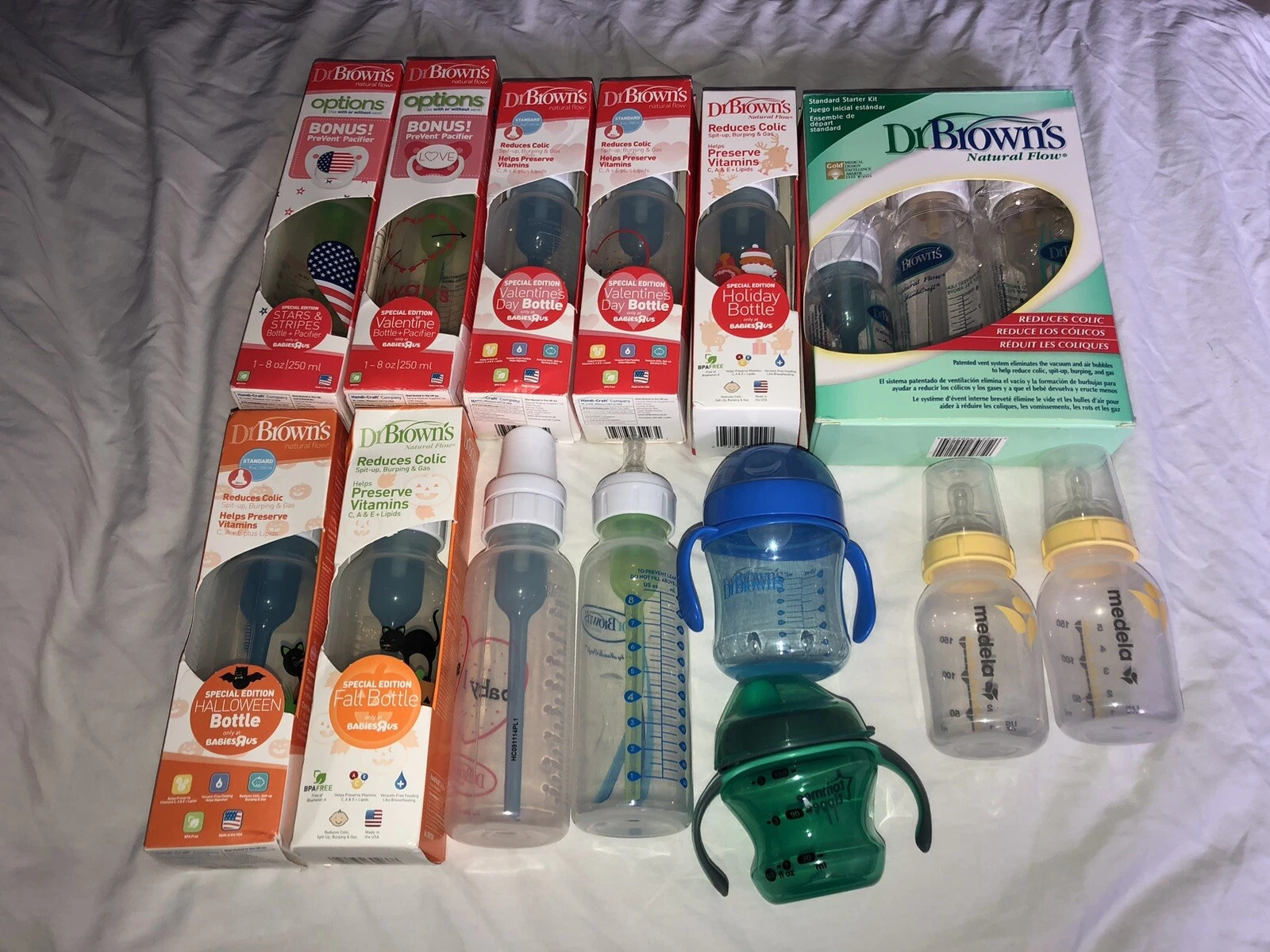 New Rare Lot Dr. Brown’s Anti-Colic Flow Deluxe Bottle Gift Set Special Edition