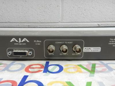 Aja KLBox 101885 Video Editing Breakout Box Hardware No Cables