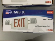 TAMLITE EXIT LIGHT    P/N    EXPCL2RWEM