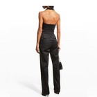NEW FRAME Zip-Front Halter Jumpsuit - Size XS Stylish and Comfy — photo 2