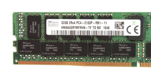 SK Hynix 32GB DDR4 2133MHz RDIMM (HMA84GR7MFR4N-TF) Registered ECC Server RAM