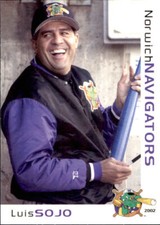 2002 Norwich Navigators Grandstand #27 Luis Sojo Venezuela VZ Baseball Card