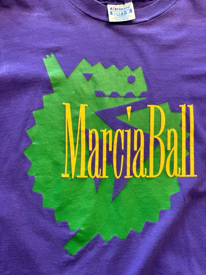 Camiseta De Colección Marcia Ball Great Louisiana Blues Pianista Cantante Púrpura Para Hombre XL Foto 3 de 3