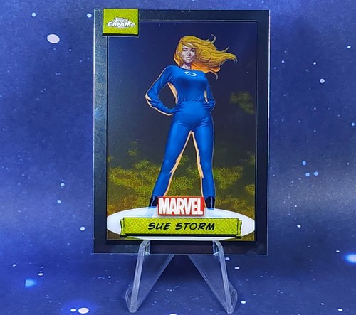 Fantastic Four 2024 Topps Marvel Chrome Human Torch Thing Mr Fantastic Sue Storm - Picture 8 of 12