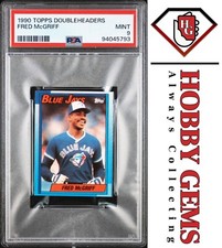 FRED MCGRIFF PSA 9 1990 Topps Doubleheaders