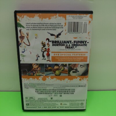 Dr. Seuss Horton Hears a Who (DVD, 2009, Movie Cash) | eBay