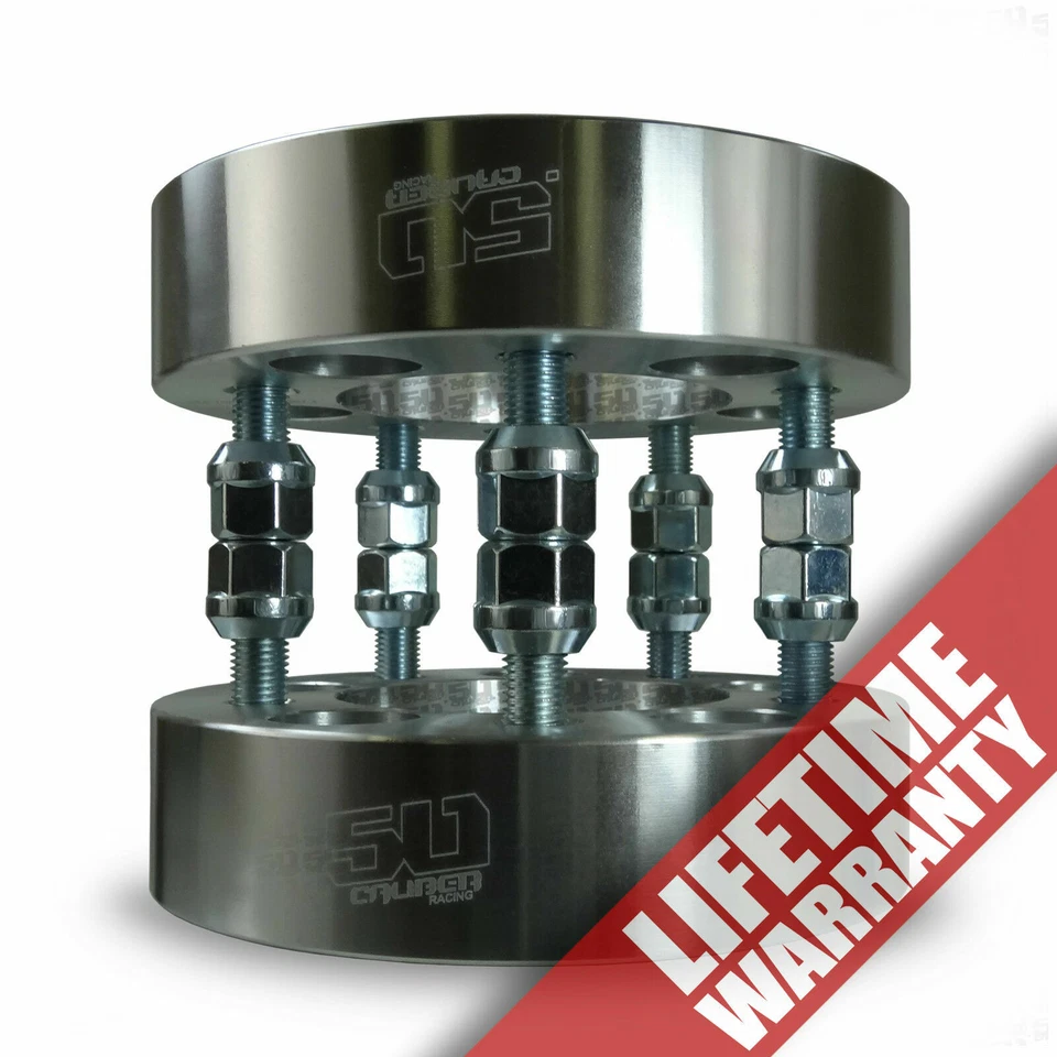 2 piezas espaciadores de rueda 2" | 5x4,5 | 1/2-20 | Se adapta a Ford Bronco II Explorer Crown Vic M2 Foto 3 de 4