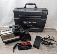 RCA Camcorder - VHS Pro Edit CC310 HQ Solid Image Sensor w Case For Parts/Repair