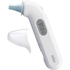 Braun ThermoScan® 3 Infrarot Fieberthermometer Mit Fieberalarm, Vorgewärmte M...