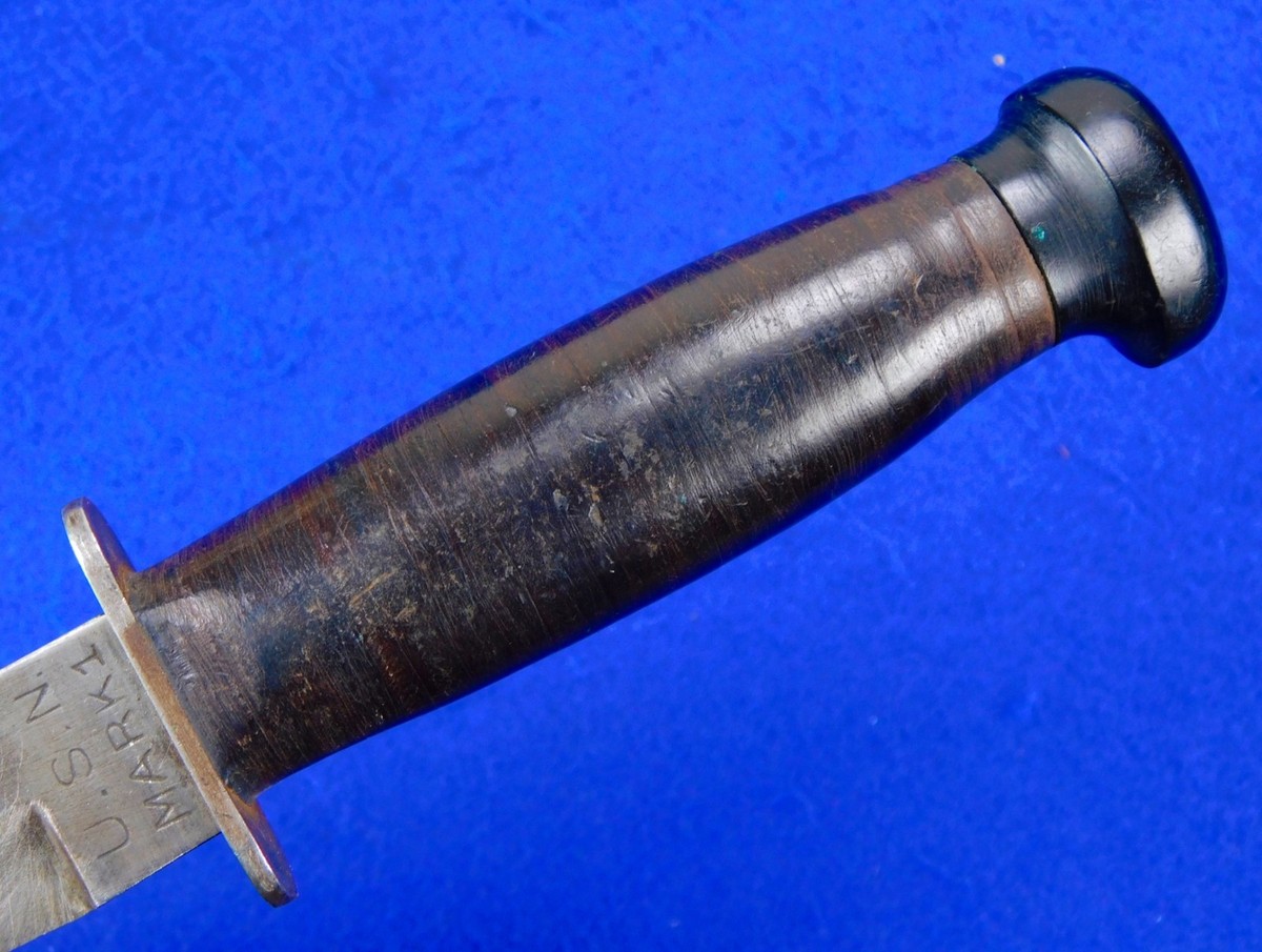 US WW2 Camillus USN Navy MK1 Fighting Knife w/ Sheath | eBay
