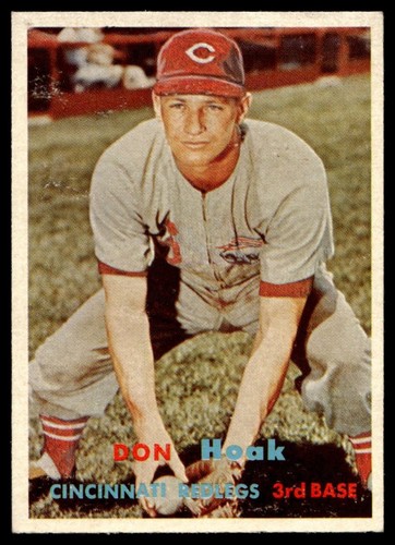 1957 Topps Don Hoak Cincinnati Reds #274 C36