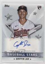2022 Topps Series 1 Baseball Stars Auto Griffin Jax #BSA-GJ Rookie Auto RC