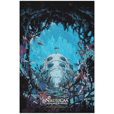 #ad Nausicaa Of The Valley Of The Wind Studio Ghibli Anime Poster $28.99
