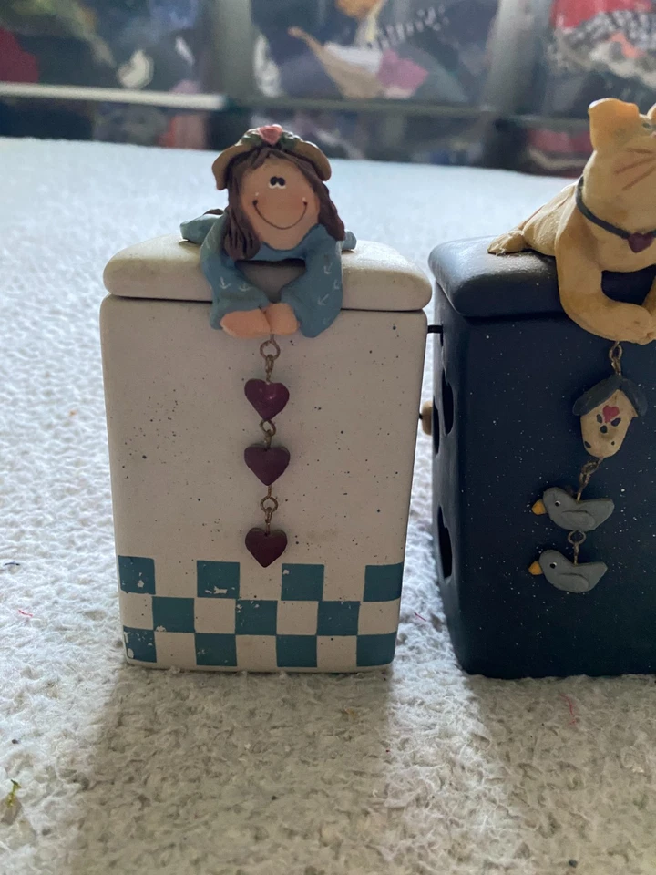 Pares de calentador de cera CMi Henton Scene Candle Crock 4" Foto 3 de 4