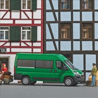 Busch 54651 Fiat Ducato Bus GrüN Formneuheit 1:87 Spur H0 Neu