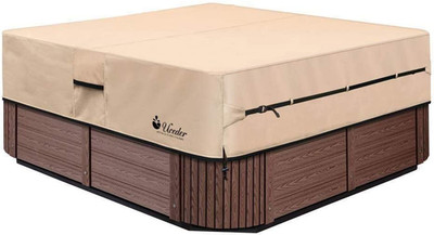 Waterproof Hot Tub Cover Outdoor Spa Cover 600D Heavy Duty
