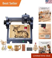Lightweight 2500mW Laser Engraver, 130x130mm for Detailed Crafting Projects