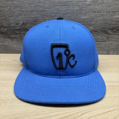 Icelantic Skis Hat Hat Cap Snap Back Mens Blue Black One Degree USA