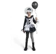 Spooktacular Creations Child Clown Jester Costume for Halloween, NEW, Sz Large