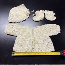 Handmade Crochet Baby Set in Pastel