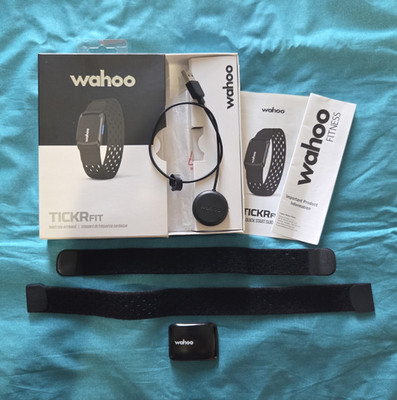 Wahoo TICKR FIT Optical Heart Rate Monitor With Armbands And Charger