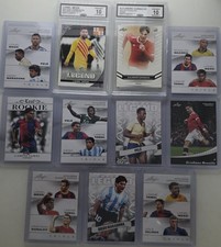 Soccer Card Lot Messi Ronaldo Yamal Pele Maradona Garnacho Leaf Bundle🔥