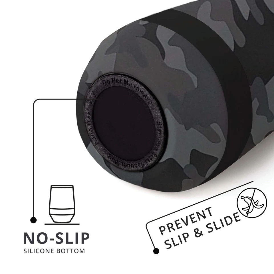 Vaso de vino empotrado - Taza de café de acero inoxidable con aislamiento de triple pared para Ho... Foto 4 de 4