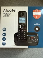 Alcatel F860 Cordless Phone - Landline Home Phones - Call Blocking Telephone