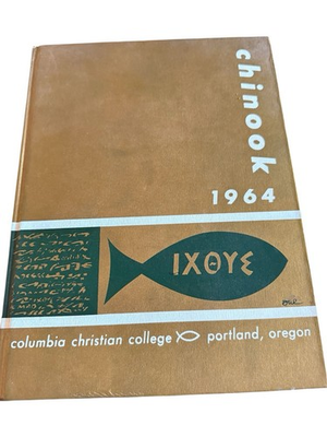 #ad 1964 Columbia Christian College Portland OR Yearbook Vintage College Annual $30.00