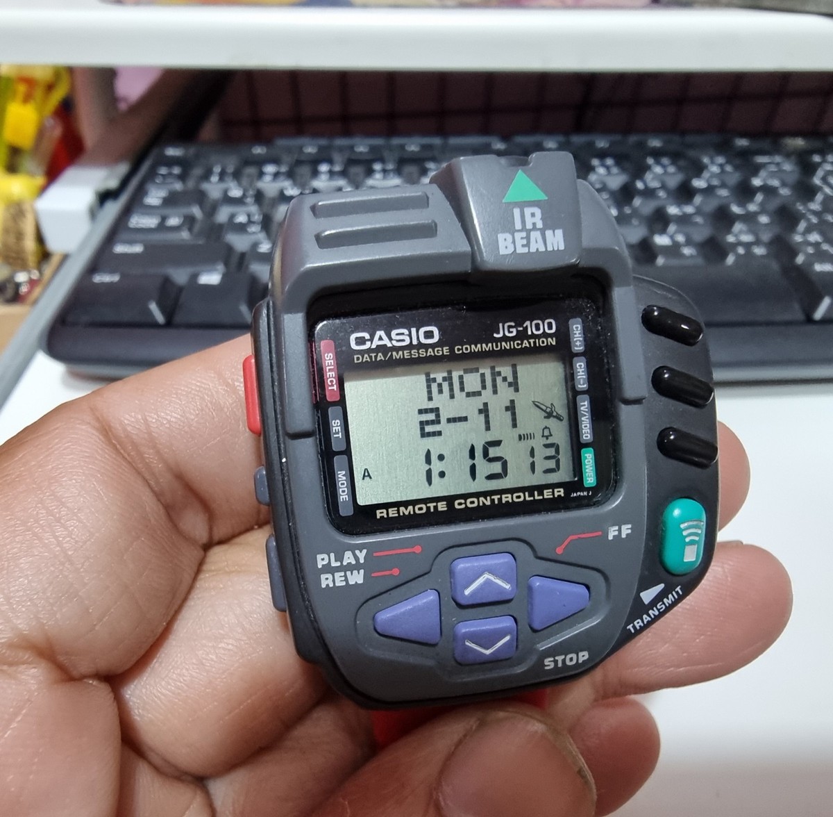 CASIO JG-100C-1T Cyber Cross Remote Japanese Digital Game